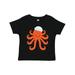 Inktastic Orange Octopus Cute Sea Creature Nautical Boys or Girls Toddler T-Shirt