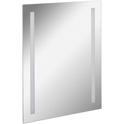 Badspiegel FACKELMANN "Linear", silber (silberfarben), B:60cm H:75cm T:2cm, Spiegelglas, Spiegel, LED Image
