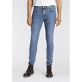 Skinny-fit-Jeans LEVI'S "SKINNY TAPER" Gr. 33, Länge 34, blau (z1487 medium indigo worn i) Herren Jeans Skinny-Jeans