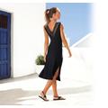 Jerseykleid LASCANA Gr. 46, N-Gr, schwarz Damen Kleider Strandkleider Bestseller