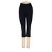 Nike Active Pants - Mid/Reg Rise Skinny Leg Cropped: Black Activewear - Women's Size Small