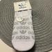 Adidas Accessories | Adidas New No Show Socks Fits Women Size 6-10 | Color: Gray/White | Size: Os