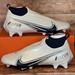 Nike Shoes | Nike Vapor Edge Pro 360 White/Navy Football Cleats Men's Size 15 Ao8277-106 | Color: Blue/White | Size: 15