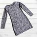 Athleta Dresses | Athleta Retreat Long Sleeve Sheath Dress (Nwot) | Color: Black/Gray | Size: Xs