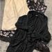 Victoria's Secret Intimates & Sleepwear | Bundle Of 3 Lingerie Nightgowns Bathrobe Sexy Nightgown | Color: Black/Cream | Size: S/M
