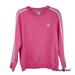 Adidas Tops | Adidas Women's Essentials 3-Stripes Fleece Sweatshirt Rose Tone/White | Color: Pink/White | Size: M