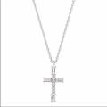 Kate Spade Jewelry | Nadri Baguette Crystal Cross Pendant | Color: Silver | Size: Os