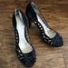 Nine West Shoes | Nine West Black Velvet Suede High Heels | Color: Black | Size: 9