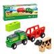 BRIO World 36018 - Bauernhof-Batteriezug - Batteriebetriebene Spielzeuglok für Kinder ab 3 Jahren