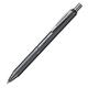 Pentel Energel Retractable Ballpoint Pen with Grey Metallic Body - Black Writing - Pack of 12