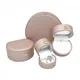 Crown Semicmonts-Boîte à matiques en cuir PU brossé boîte à pendentifs boîte à bracelets et