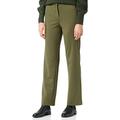 VERO MODA Damen VMLUCCA MR Straight Jersey Pant NOOS Hose, Ivy Green, M/32