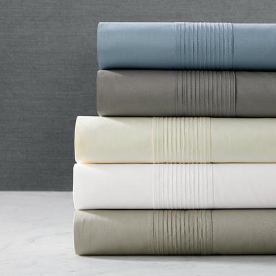 Channel Stitch Sateen Sheet Set - Pewter, King - Frontgate Resort Collection™