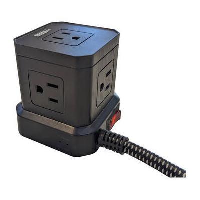 Uncaged Ergonomics Cube USB Power Strip (Black) PC-B