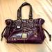 Dooney & Bourke Bags | Dooney & Burke Plum Chiara Leather Patent Medium Handbag | Color: Purple | Size: 10"H X 11"L X 5"D