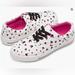 Disney Shoes | Disney Women Low Top Mickey & Minnie Fashion Sneakers - Rubber Soled Size 8 | Color: White | Size: 8