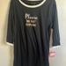 Kate Spade Intimates & Sleepwear | Brand New Kate Spade Sleep Gown With Tags Xl | Color: Black/Cream | Size: Xl