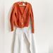 Zara Matching Sets | Girls Size 8, Orange And White Knit Sweater And Pants Set. | Color: Orange/White | Size: 8g