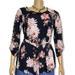 Anthropologie Tops | Anthropologie Ember Floral Tunic Top With Belted Waist *Flattering* Size | Color: Blue/Pink | Size: Xl