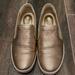 Michael Kors Shoes | Michael Kors Gold Leather Slip-Ons Size 8.5 | Color: Gold | Size: 8.5