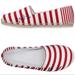 Burberry Shoes | Burberry Kids Espadrilles Striped Red + White Shoes For Girls Round Toe Size 32 | Color: Red/White | Size: 32