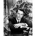 Frank Sinatra seasonal portrait seated by Christmas tree 1950 s era 8x10 photo