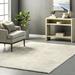 nuLOOM Loni Solid Machine Washable Shag Area Rug 4 Square Cream