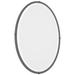 Beveled Oval 22.3" x 31.7" Natural Iron Wall Mirror