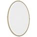 Beveled Oval 22.3" x 31.7" Soft Gold Wall Mirror