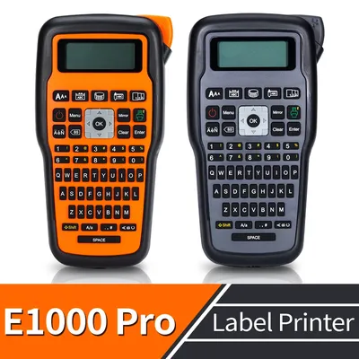 Imprimante d'étiquettes E1000 Portable Machine d'impression sans fil étiqueteuse à transfert