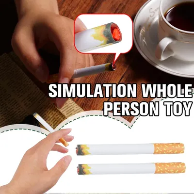 Faux Cigarettes 2 pièces cadeau fantaisie amusant pratique Simulation de blagues