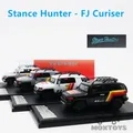 Stance Hunters 1:64 FJ Cruiser XJ10 LHD noir blanc argent gris modèle de voiture