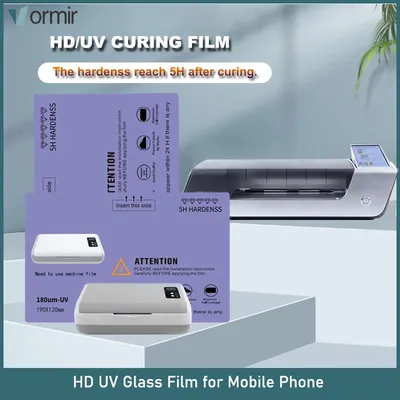 VORMIR-Film UV pour Machine de Protection d'Écran Hydrogel pour Téléphone Portable HD TPU