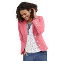 Jackenblazer INSPIRATIONEN "Blazer" Gr. 46, rot Damen Blazer