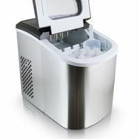 MS-Point Eiswürfelmaschine Eiswürfelbereiter Eiswürfel Ice Maker Eis Maschine Edelstahl - Silber