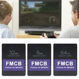 Yirtree Game Console Program Card Professional High Speed 8MB 16MB 32MB 64MB FMCB V1 966 Game Memory Card SD Card Adapter for MX4SIO SIO2S