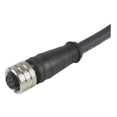 IFM E12403 M12 Shielded Cable,8 Pins,5.0m L