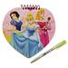 2pcs Disney Princess Notepad and Pen Set - Heart Shape Snow white Cinderella Notepad