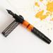 Conklin Heritage Word Gauge Carbon Fiber Orange Stealth Fountain Pen - Fine