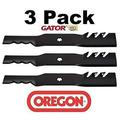 Oregon 3 Pack 92-616 Mower Blade Gator G3 Fits John Deere AM137757 AM137758