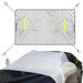 Tohuu Car Windshield Cover Automotive Windshield Snow Covers Front Window Automotive Covers Sun & Snow-Shade for Cars Trucks Vans and SUVs efficiently