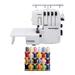 Brother ST4031HD Serger Durable Metal Frame Overlock Machine Bundle