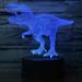 JT Dinosaur 3D Night Light Multi 7 Color Changing Illusion Lamp for Children Kids Girls Boys and a perfect Home DÃ©cor Gift