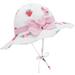 American Trends Baby Sun Hat Toddler Baby Girl Hats UPF 50+ Sun Protection Hat Summer Beach Wide Brim Bucket Caps Sunhat for Baby Girl Infant Kids Strawberry-Pattern M