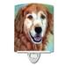 Caroline s Treasures 7383CNL Golden Retriver Good Boy Ceramic Night Light 6x4x3 multicolor