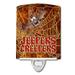 Caroline s Treasures SB3018CNL Jeepers Creepers with Bat and Spider web Halloween Ceramic Night Light 6x4x3