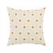 MPWEGNP Cute Pillow Small Daisy Frangipani Pure Cotton Sofa Pillow Cover Bedroom Bedside Seat Cushion Waist Pillow Leather Throw Pillows for Bed Throw Pillows Bed