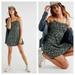 Free People Dresses | Hp Free People Jamie Black, Green, Pink Floral Strappy Mini Dress Sz M - Nwt | Color: Black/Green | Size: M