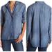 Anthropologie Tops | Anthro Cloth & Stone Chambray Button Down | Color: Blue | Size: S