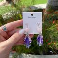 Kate Spade Jewelry | Kate Spade Pink & Purple Extra Extra Dangle Earrings Nwt | Color: Pink/Purple | Size: Os